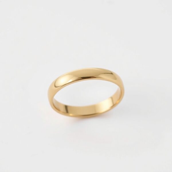 Aliança Tradicional slim em Ouro 18k, 3mm - Image 2