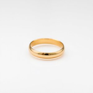 Aliança Tradicional slim em Ouro 18k, 4mm