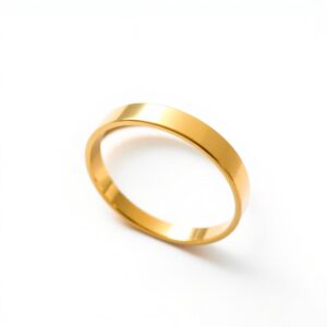 Aliança Reta em Ouro 18k, 3mm