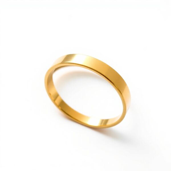 Aliança Reta em Ouro 18k, 3mm