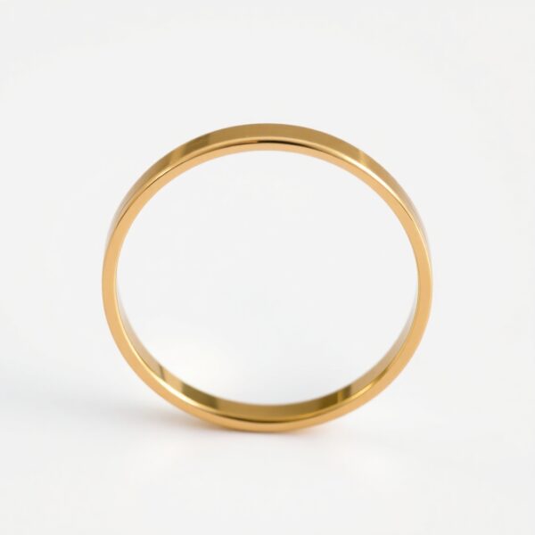 Aliança Reta em Ouro 18k, 3mm - Image 2