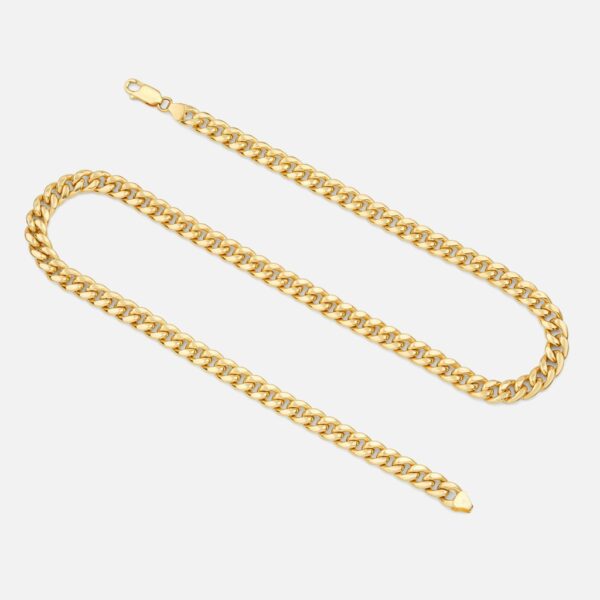 Corrente Groumet 5mm em Ouro Amarelo 18k, 70cm - Image 2