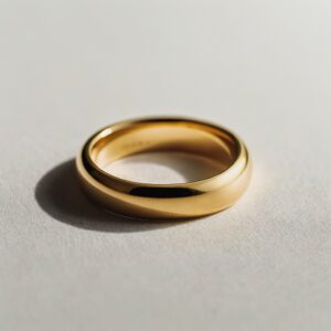 Aliança Abaulada Especial em Ouro 18k, 4mm